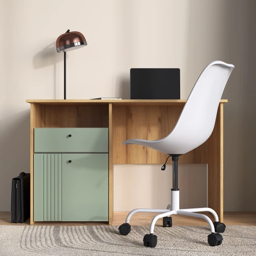 Стол Вега Саксония, серо-зеленый