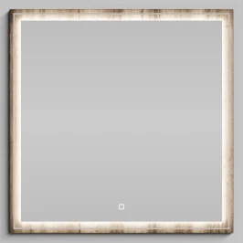 Зеркало Лайт 80, Дуб крымский коричневый ПВХ 131005-9005