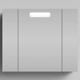 Зеркало Мальта 90, Лиственница структурная контрастно-серая ПВХ 64202