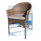 Плетеное кресло AFM-353CL Beige + подушка