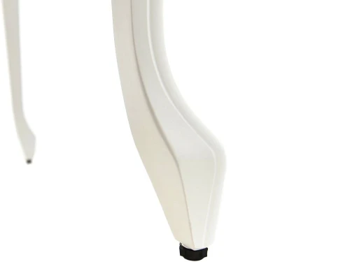 Обеденная группа (Стол Кабриоль и 4 стула Коломбо-2), эмаль белая