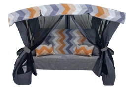 Качели садовые 3-х местные Ранго Премиум Руна арт.3764-GS003