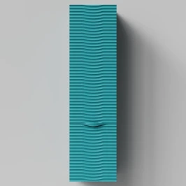 Пенал Эйфория 40 F2, пример RAL 5021 Водная синь, матовая, подвесной, правый