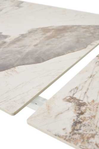 Стол ESMIR 160 GLOSS LUXURY PANDORA SOLID CERAMIC/орех, ®DISAUR