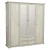 Шкаф для одежды Сохо 32.01, Бетон пайн белый