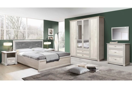 Шкаф для одежды Сохо 32.01, Бетон пайн белый