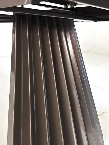 Стол ASTRID 200 TL-102 Бежевый мрамор, испанская керамика / Шоколадное золото каркас, ®DISAUR