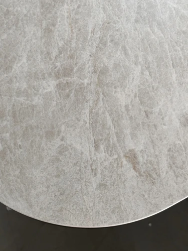 Стол ASTRID 200 TL-102 Бежевый мрамор, испанская керамика / Шоколадное золото каркас, ®DISAUR