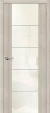 Межкомнатная дверь экошпон ĒLPORTA V4 WР Cappuccino Veralinga White Pearl