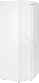 Шкаф угловой (гл.560) Монако МН-67 белое дерево