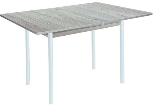 Симпл стол обеденный раскладной / Ясень светлый/белый