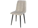 Стул Х / черный /велюр бежевый