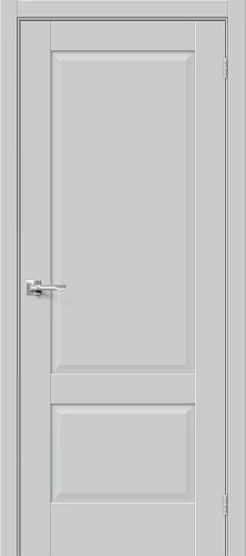 Межкомнатная дверь ПЭТ BRAVO Прима-12 Grey Silk