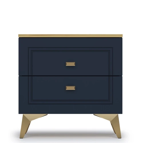 Тумба Вега Сапфир, темно-синий