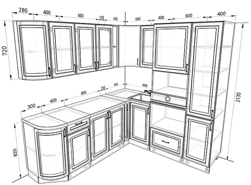 Кухня Ницца Комплектация 12
