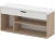 Тумба «Аризона» с нишей, Дуб сонома/Белый (вайт)