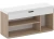 Тумба «Аризона» с нишей, Дуб сонома/Белый (вайт)