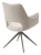 Стул ДАВЕН (DAVEN) 360 град, цвет КРЕМОВЫЙ RIELY-111 /  G1038-101, ткань  / ЛАТТЕ каркас, ®DISAUR
