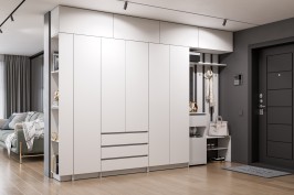 Прихожая Бали, Белый. Комплект 25