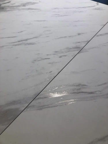 Стол IVAR 180 MARBLES KL-99 Белый мрамор, итальянская керамика, ®DISAUR