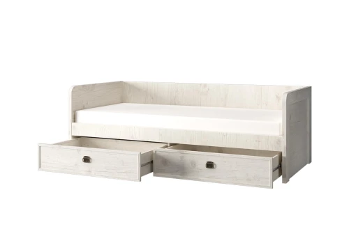 Кровать 90-2, MAGELLAN, цвет Сосна винтаж