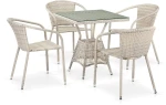 Комплект плетеной мебели T706/Y137C-W85 Latte 4Pcs