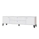 Тумба под телевизор Парус-10, Белый, Белый снег