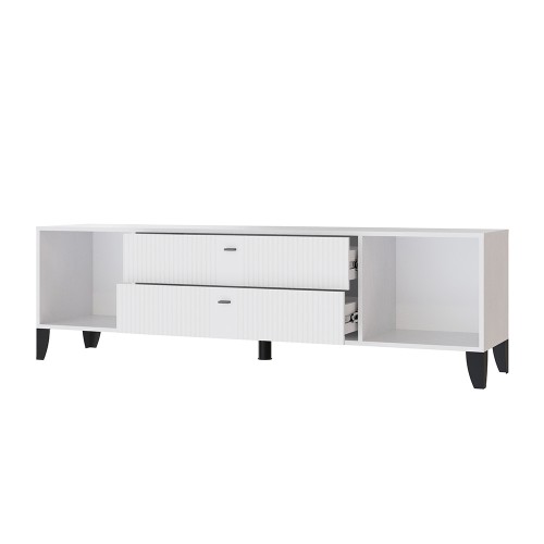 Тумба под телевизор Парус-10, Белый, Белый снег