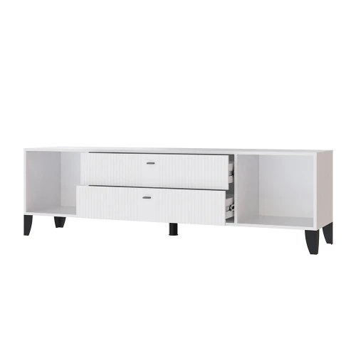 Тумба под телевизор Парус-10, Белый, Белый снег