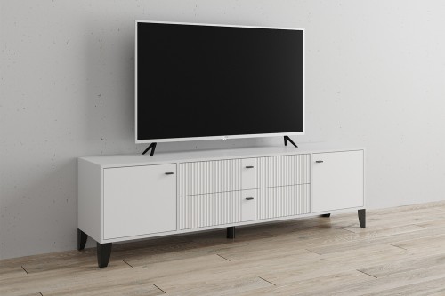 Тумба под телевизор Парус-10, Белый, Белый снег