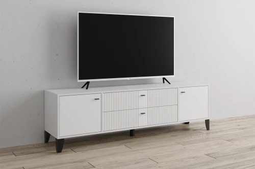 Тумба под телевизор Парус-10, Белый, Белый снег