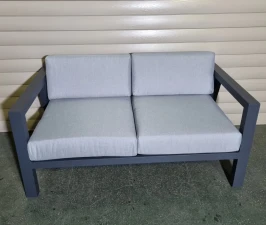 Диван двухместный Graphite из алюминия