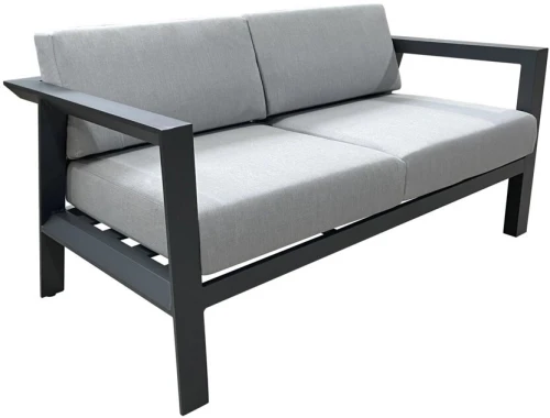 Диван двухместный Graphite из алюминия