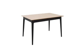 Стол разжвижной Плей 140(180)*80*74 Дуб светлый/Черн.