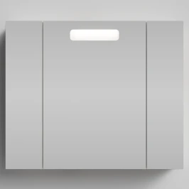 Зеркало Мальта 90, Мрамор Белый натур милк ПВХ 2537