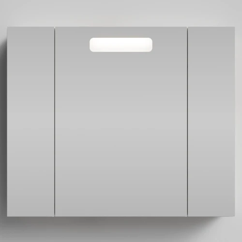 Зеркало Мальта 90, Мрамор Белый натур милк ПВХ 2537