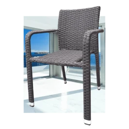 Стул плетеный из ротанга AFM-4030B Brown