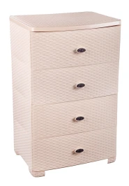 Комод широкий «Плетёнка» 4-х секционный