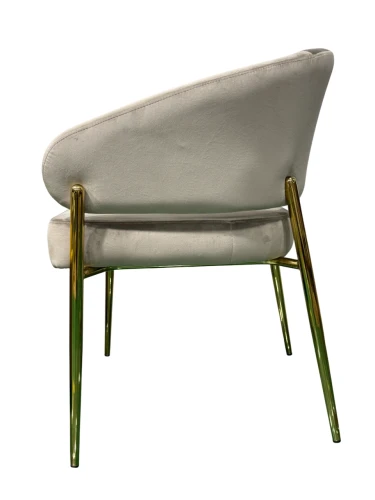 Стул обеденный Стелла ART2959-BG, бежевый/глянцевое золото