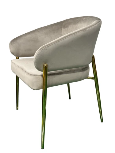 Стул обеденный Стелла ART2959-BG, бежевый/глянцевое золото