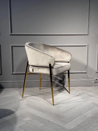 Стул обеденный Стелла ART2959-BG, бежевый/глянцевое золото