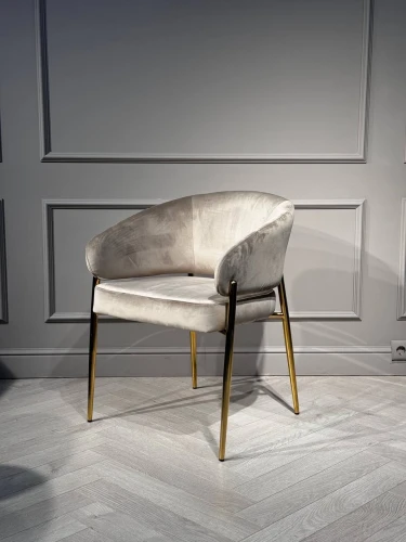 Стул обеденный Стелла ART2959-BG, бежевый/глянцевое золото