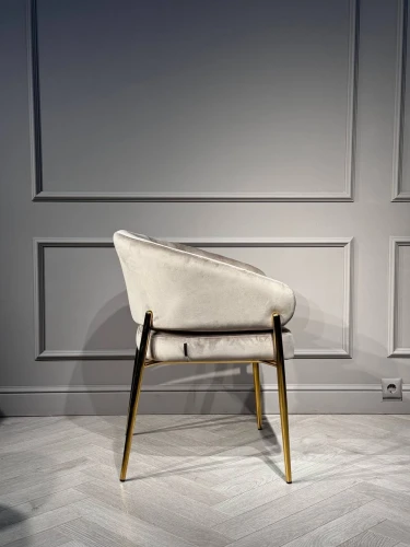 Стул обеденный Стелла ART2959-BG, бежевый/глянцевое золото