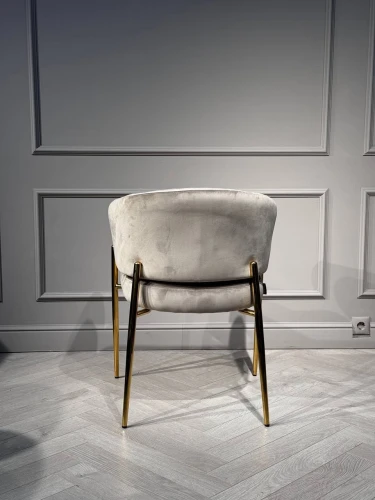 Стул обеденный Стелла ART2959-BG, бежевый/глянцевое золото