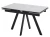 Стол НЕО-2 115 MATTE БЕЛЫЙ МРАМОР, керамика / Черный каркас, М-City