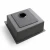 Кухонная мойка из нержавейки BLANTEK FS-5050HN Honeycomb Nano black ECO