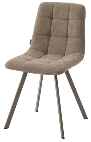Стул CHILLI SQUARE 355А-04, ткань/ латте каркас М-City