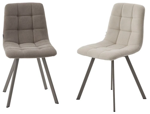 Стул CHILLI SQUARE 355А-04, ткань/ латте каркас М-City