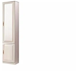 Шкаф-пенал 06.85-02 Габриэлла вудлайн кремовый/сандал белый