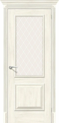 Межкомнатная дверь экошпон ĒLPORTA Классико-13 Nordic Oak White Сrystal